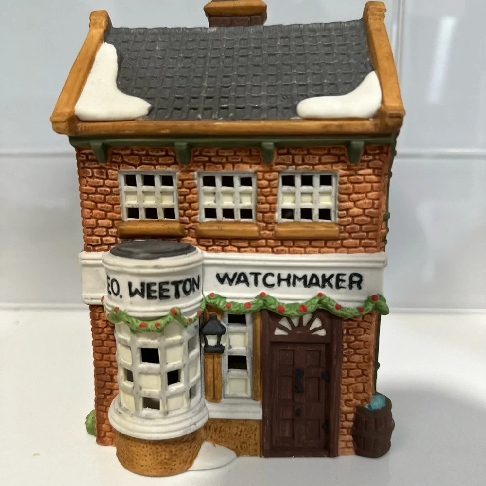 Dept 56 Geo Weeton Watchmaker 59269 retired original Dickens Village Series